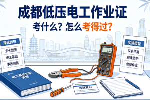 成都锦江区低压电工证怎么考?附近电工培训学校地址